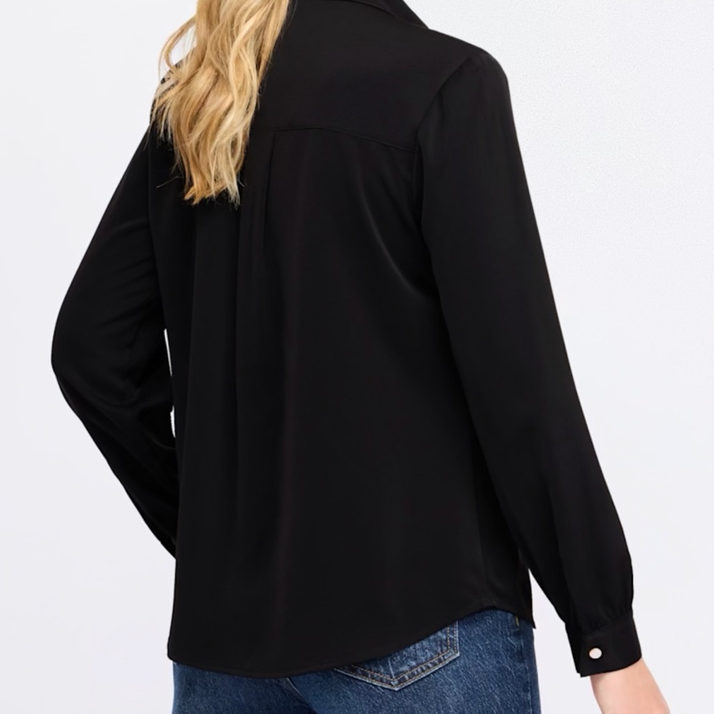 41 Hawthorn Black Button-Front Long-Sleeve Shirt - Picture 2 of 3